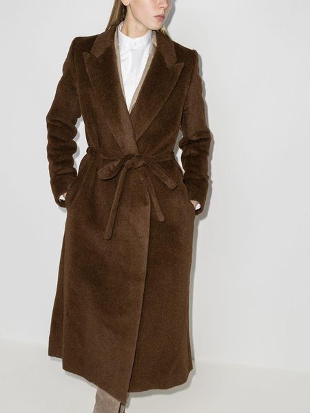 fur 2021 french autumn and winter wear new temperament wool blend lace waist show thin long coat lapel coat women, Black
fur 2021 french autumn and winter wear new temperament wool blend lace waist show thin long coat lapel coat women, Black