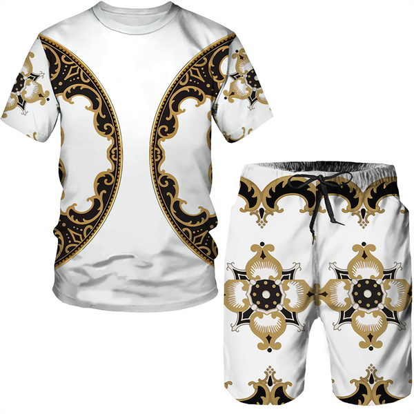 new retro pattern 3d printed men's and women's t-shirt+shorts set casual brand 2-piece couple fashion hippie street clothing set, White;black
new retro pattern 3d printed men's and women's t-shirt+shorts set casual brand 2-piece couple fashion hippie street clothing set, White;black