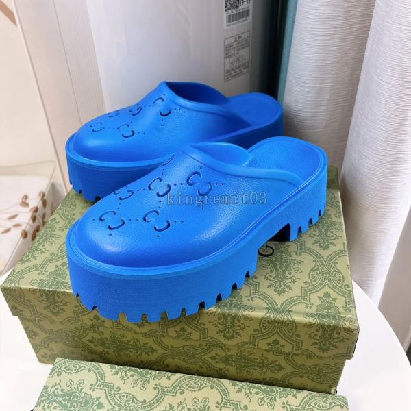 casual shoes designer color platform with thick soled slippers perforated g sandals shoes foam beach slide high female slippers., Black
casual shoes designer color platform with thick soled slippers perforated g sandals shoes foam beach slide high female slippers., Black