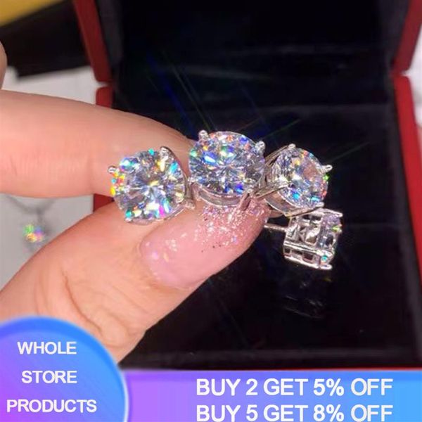 with certificate 100% original sterling silver color stud earrings natural 6 8mm gemstone zirconia diamond earrings for women3123, Golden;silver
with certificate 100% original sterling silver color stud earrings natural 6 8mm gemstone zirconia diamond earrings for women3123, Golden;silver