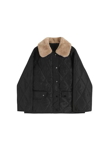 leather women autumn winter new turndown collar contrast color warm cotton padded coat baggy long sleeve thick lady jacket outerwear, Black
leather women autumn winter new turndown collar contrast color warm cotton padded coat baggy long sleeve thick lady jacket outerwear, Black