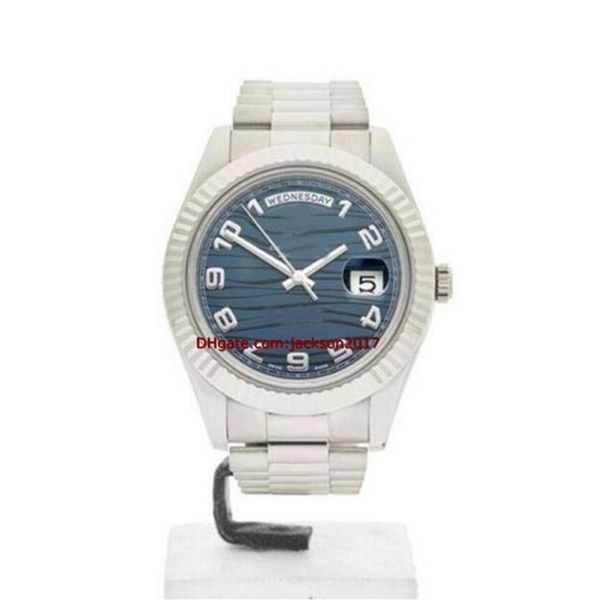 christmas gift wristwatches mens watch blue wave dial ii 18k white gold watch 218239 41mm254n, Slivery;brown
christmas gift wristwatches mens watch blue wave dial ii 18k white gold watch 218239 41mm254n, Slivery;brown