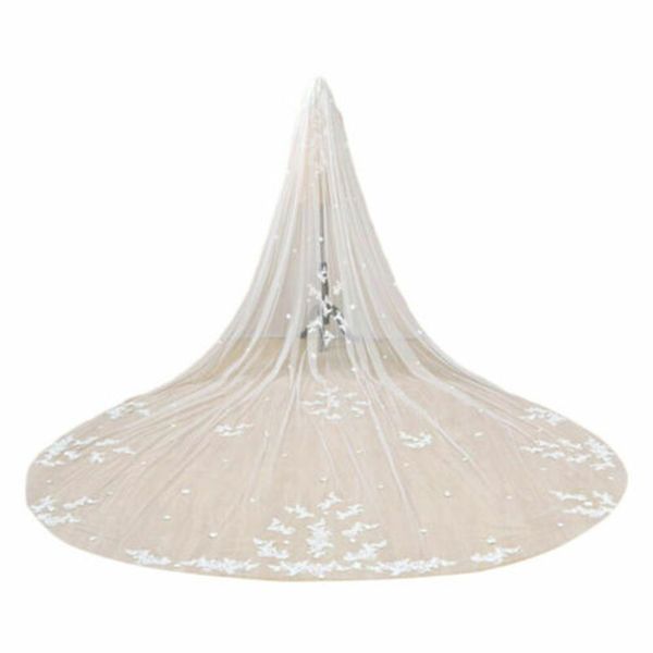 wedding veil long lace edge cathedral bridal veil floral appliques bridal veils, Black
wedding veil long lace edge cathedral bridal veil floral appliques bridal veils, Black