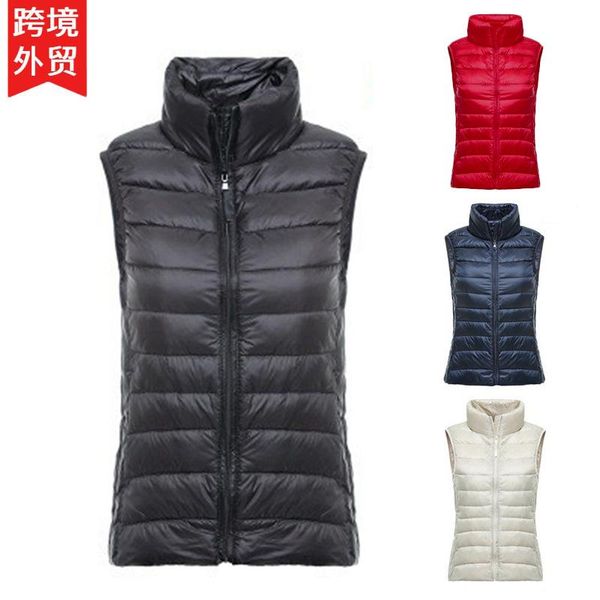 vests autumn down puffer vest women casual allmatch sleeveless jacket spring short bodywarm waistcoat winter sleeveless vest, Black;white
vests autumn down puffer vest women casual allmatch sleeveless jacket spring short bodywarm waistcoat winter sleeveless vest, Black;white
