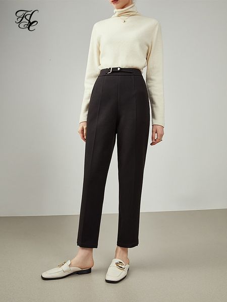 women's pants capris fsle women winter nine-point thick woolen trousers black straight-leg suit slacks women waist decoration beige pan, Black;white
women's pants capris fsle women winter nine-point thick woolen trousers black straight-leg suit slacks women waist decoration beige pan, Black;white