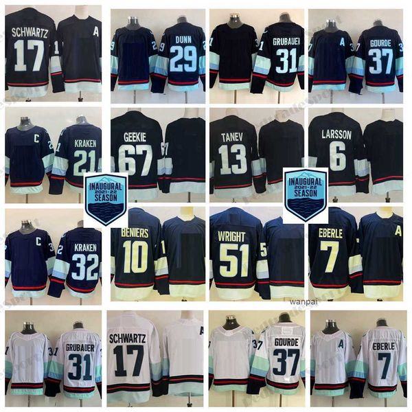 2021 inaugural hockey jerseys shane wright 7 eberle morgan geekie yanni gourde jaden schwartz brandon tanev philipp grubauer 6 adam larsson, Black;red
2021 inaugural hockey jerseys shane wright 7 eberle morgan geekie yanni gourde jaden schwartz brandon tanev philipp grubauer 6 adam larsson, Black;red