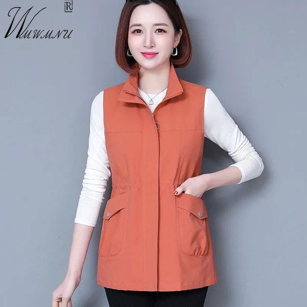 vests fashion slim waist women's vest basic solid color lapel oversized sleeveless jacket 2022 spring autumn big pocket chaleco mujer, Black;white
vests fashion slim waist women's vest basic solid color lapel oversized sleeveless jacket 2022 spring autumn big pocket chaleco mujer, Black;white