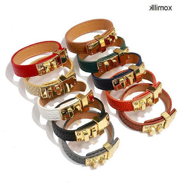 hermm elegant jade bangle bracelet 56 pop punk litchi pattern single loop belt buckle alloy pu bracelet cr29, Black
hermm elegant jade bangle bracelet 56 pop punk litchi pattern single loop belt buckle alloy pu bracelet cr29, Black