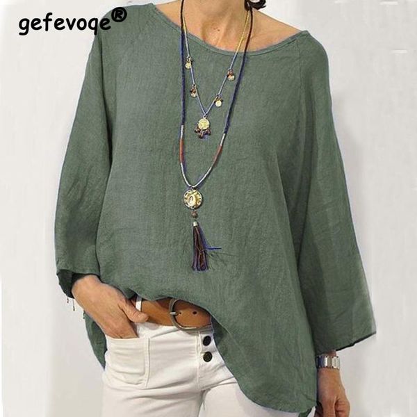 t-shirt spring autumn new solid color cotton linen tshirts women long sleeve o neck all match lady loose casual pullover female, White
t-shirt spring autumn new solid color cotton linen tshirts women long sleeve o neck all match lady loose casual pullover female, White