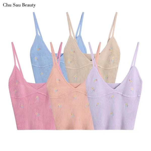 t-shirt 2022 new women flower embroidered camisole vneck knitted stretch slim tank 5 colors, White
t-shirt 2022 new women flower embroidered camisole vneck knitted stretch slim tank 5 colors, White