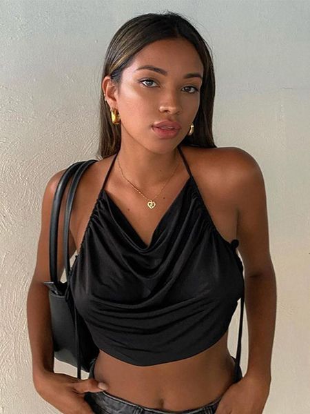 tanks svokor pocket collar tank backless women halter camisole summer fashion strappy clothing harajuku, Black;white
tanks svokor pocket collar tank backless women halter camisole summer fashion strappy clothing harajuku, Black;white