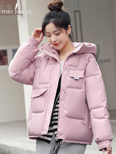 leather pinkyisblack new 2022 women short jacket winter thick hooded cotton padded coats female korean loose puffer parkas ladies jacket, Black
leather pinkyisblack new 2022 women short jacket winter thick hooded cotton padded coats female korean loose puffer parkas ladies jacket, Black