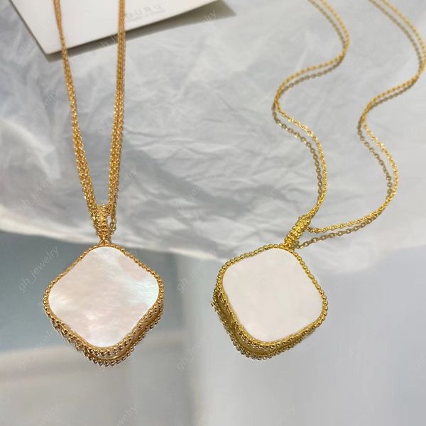 luxury designer fashion 4/four leaf clover pendant necklaces women's 18k gold mother-of-pearl 90cm long sweater chain available in mult, Silver
luxury designer fashion 4/four leaf clover pendant necklaces women's 18k gold mother-of-pearl 90cm long sweater chain available in mult, Silver