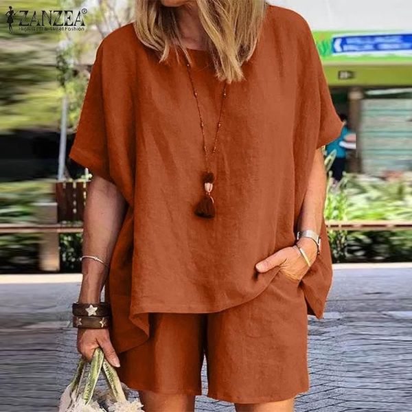 dress zanzea summer women's tracksuit casual short sleeve shirt shorts suits loose mini shorts two piece matching set oversized, White
dress zanzea summer women's tracksuit casual short sleeve shirt shorts suits loose mini shorts two piece matching set oversized, White