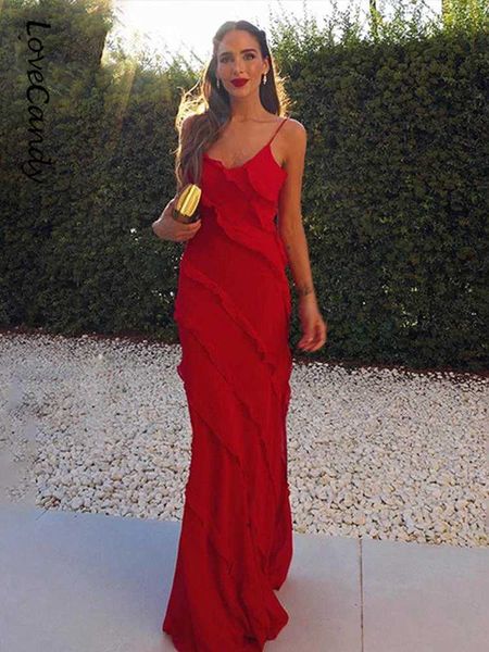 party dresses elegant women deep vneck ruffles maxi dress backless party club vestidos 2023 fashion ladies weddings sling dresswear j230417, White;black
party dresses elegant women deep vneck ruffles maxi dress backless party club vestidos 2023 fashion ladies weddings sling dresswear j230417, White;black