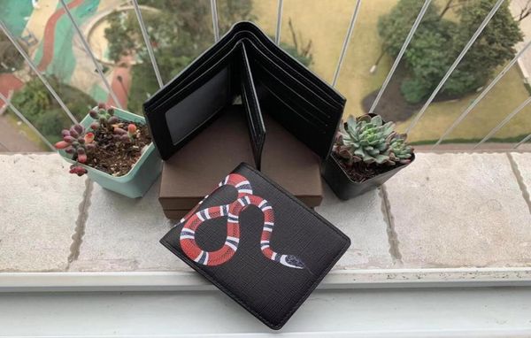 men animal short wallet leather black snake tiger bee wallets women long style luxury purse wallet card holders with gift box 9327264, Red;black
men animal short wallet leather black snake tiger bee wallets women long style luxury purse wallet card holders with gift box 9327264, Red;black