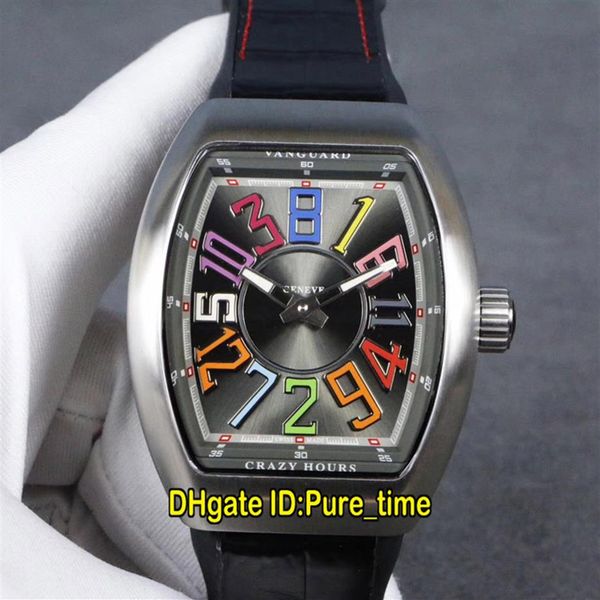 new models vanguard crazy hours steel case v 45 ch br color silver dial automatic mens watch leather strap sport watches pure time2747, Slivery;brown
new models vanguard crazy hours steel case v 45 ch br color silver dial automatic mens watch leather strap sport watches pure time2747, Slivery;brown