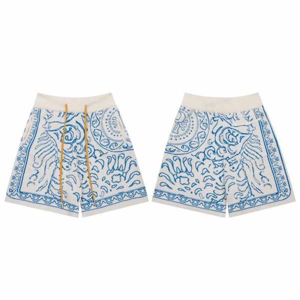 designer clothing short casual rhude cashew flower jacquard knitted shorts summer trendy loose straight casual capris big joggers sportswear, White;black
designer clothing short casual rhude cashew flower jacquard knitted shorts summer trendy loose straight casual capris big joggers sportswear, White;black