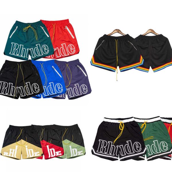 designer clothing short casual rhude letter embroidered mesh cropped shorts rainbow men's women's sanitary pants 3m anti trend bea, White;black
designer clothing short casual rhude letter embroidered mesh cropped shorts rainbow men's women's sanitary pants 3m anti trend bea, White;black