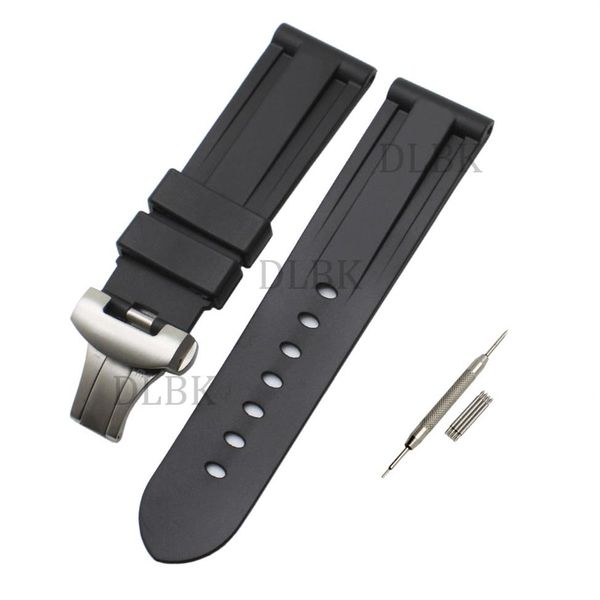 watchband 24mm men watch bands black diving silicone rubber sports strap stainless steel deployment buckle tools for panerai lumi218m, Black;brown
watchband 24mm men watch bands black diving silicone rubber sports strap stainless steel deployment buckle tools for panerai lumi218m, Black;brown