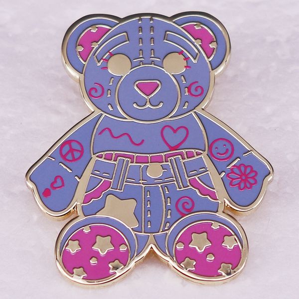 graffiti bear badge cute anime movies games hard enamel pins collect metal cartoon brooch backpack hat bag collar lapel badges, Blue
graffiti bear badge cute anime movies games hard enamel pins collect metal cartoon brooch backpack hat bag collar lapel badges, Blue