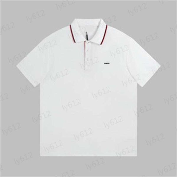 white spring summer designer mens fashion leisure luxury loose simple classic brand logo printed stripe beaded polo shirt men clothes tees, White;black
white spring summer designer mens fashion leisure luxury loose simple classic brand logo printed stripe beaded polo shirt men clothes tees, White;black