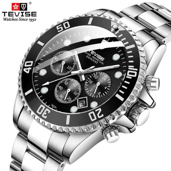 luxury brand tevise men automatic mechanical watches full steel military business mristwatch male clock relogio masculino293s, Slivery;brown
luxury brand tevise men automatic mechanical watches full steel military business mristwatch male clock relogio masculino293s, Slivery;brown