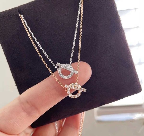 designer herms full diamond q necklace 925 sterling silver plated 18k gold love ma pig nose pendant clavicle chain female, Black
designer herms full diamond q necklace 925 sterling silver plated 18k gold love ma pig nose pendant clavicle chain female, Black