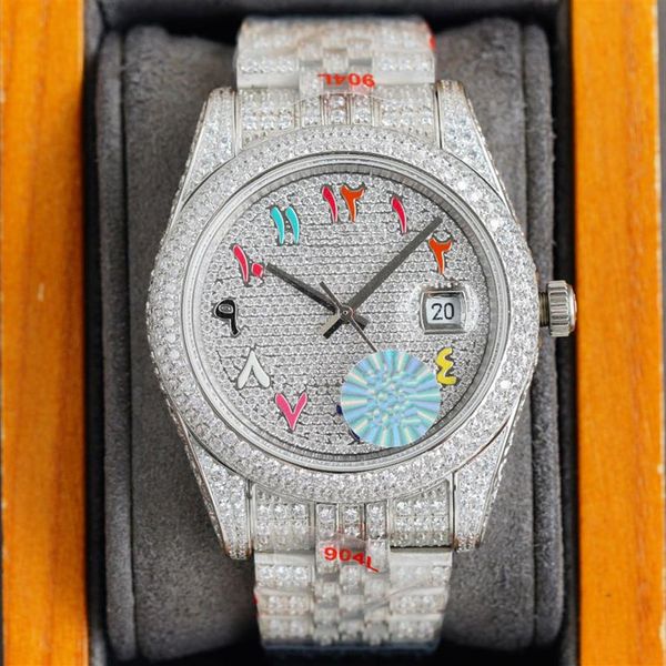 full diamond wristwatch fashion automatic mechanical watch mens watches 41mm stainless steel strap sapphire life waterproof diamon2880, Slivery;brown
full diamond wristwatch fashion automatic mechanical watch mens watches 41mm stainless steel strap sapphire life waterproof diamon2880, Slivery;brown