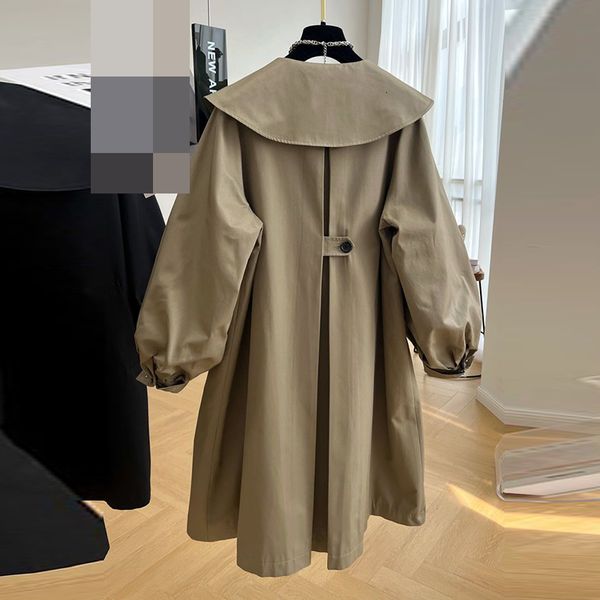 women's trench coats high grade medium long doll neck windbreaker for women in spring and autumn design chic coat winter clothe 230421, Tan;black
women's trench coats high grade medium long doll neck windbreaker for women in spring and autumn design chic coat winter clothe 230421, Tan;black