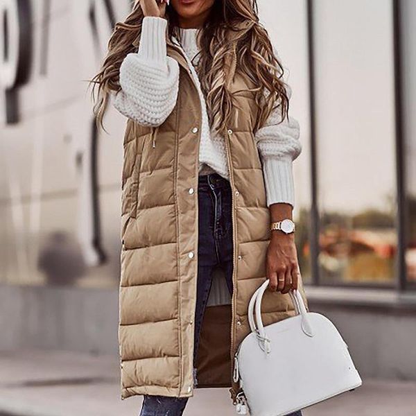 vests women vests coat long warm new women's thick warm cotton vest autumn winter female outerwear hooded sleeveless female waistcoat, Black;white
vests women vests coat long warm new women's thick warm cotton vest autumn winter female outerwear hooded sleeveless female waistcoat, Black;white