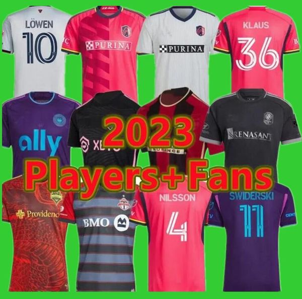 2023 charlotte fc st. ouis city soccer jerseys nashville sc toronto home away klauss blom lowen parker 26st louis''red' sc, Black;yellow
2023 charlotte fc st. ouis city soccer jerseys nashville sc toronto home away klauss blom lowen parker 26st louis''red' sc, Black;yellow