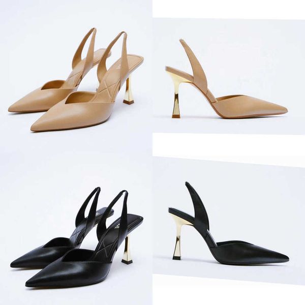 sandals brand shallow slip on women sandal shoes thin high heel pointed toe ladiess elegant dress party zapatillas mujer 230316, Black
sandals brand shallow slip on women sandal shoes thin high heel pointed toe ladiess elegant dress party zapatillas mujer 230316, Black
