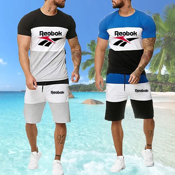 men's tracksuits men's summer brand print shorts suits leisure sports fashion gym suit bodybuilding t-shirtpants two piece sportsw, Gray
men's tracksuits men's summer brand print shorts suits leisure sports fashion gym suit bodybuilding t-shirtpants two piece sportsw, Gray