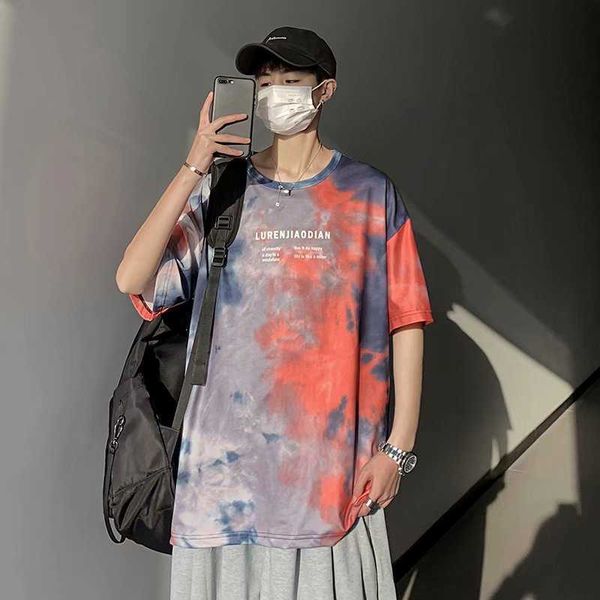 men's short sleeve t-shirt casual fashion brand summer thin hip hop couple loose bottom top, White;black
men's short sleeve t-shirt casual fashion brand summer thin hip hop couple loose bottom top, White;black