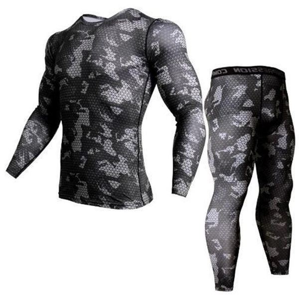 2 piece tracksuit men compression mma long sleeve t shirt rashgard kit camouflage sweatshirt leggings fitness thermal underwear y2217n, Black;white
2 piece tracksuit men compression mma long sleeve t shirt rashgard kit camouflage sweatshirt leggings fitness thermal underwear y2217n, Black;white