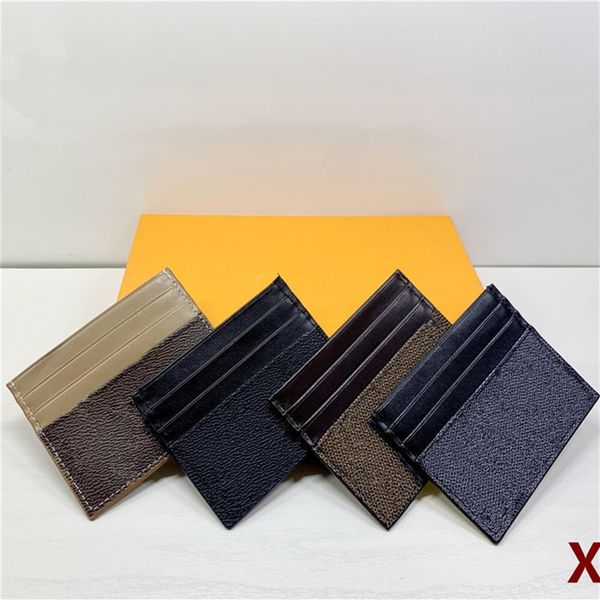 luxury designer women men card holder mono gram pu leather brown checkered black plaid pattern holders284p, Brown;gray
luxury designer women men card holder mono gram pu leather brown checkered black plaid pattern holders284p, Brown;gray