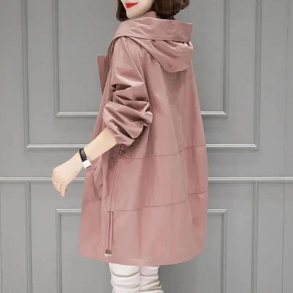 women's trench coats cotton jacket clothing spring and autumn midlength coat with hat korean version plus size loose grace za 230421, Tan;black
women's trench coats cotton jacket clothing spring and autumn midlength coat with hat korean version plus size loose grace za 230421, Tan;black