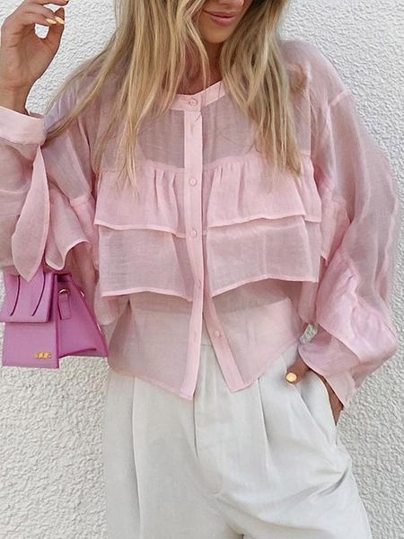 t-shirt sweet pink layered embellished ruffled shirt for women elegant casual solid loose 2022 summer female fashion short shirt, White
t-shirt sweet pink layered embellished ruffled shirt for women elegant casual solid loose 2022 summer female fashion short shirt, White