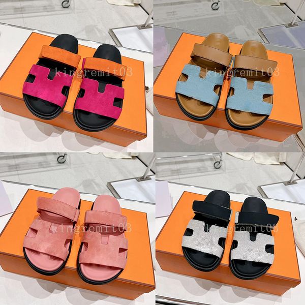 designer chypre sandals suede sandal men women slippers leather slides thick bottom rubber sole shoes calfskin slipper shoes, Black
designer chypre sandals suede sandal men women slippers leather slides thick bottom rubber sole shoes calfskin slipper shoes, Black
