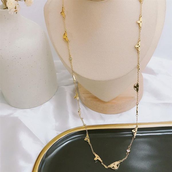fashion women 18k gold plated stainless steel necklace designer necklaces choker letter pendant chain crystal cubic zirconia weddi241m, Silver
fashion women 18k gold plated stainless steel necklace designer necklaces choker letter pendant chain crystal cubic zirconia weddi241m, Silver