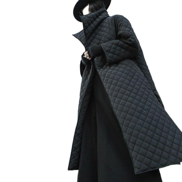 leather 2021 fashion argyle women long parka solid black color ladies elegant jacket femme coat side rhombic light robe outwear cloak
leather 2021 fashion argyle women long parka solid black color ladies elegant jacket femme coat side rhombic light robe outwear cloak