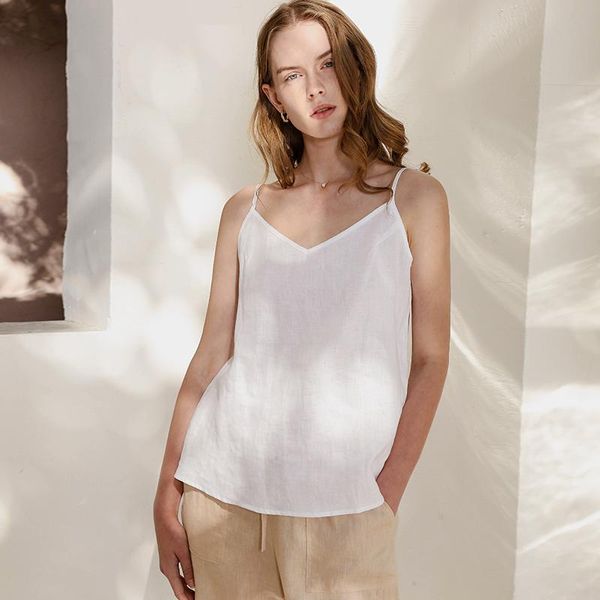 t-shirt 100% linen women 2022 summer adjustable strap sleeveless vintage harajuku basic tank for girls camisole female clothing, White
t-shirt 100% linen women 2022 summer adjustable strap sleeveless vintage harajuku basic tank for girls camisole female clothing, White