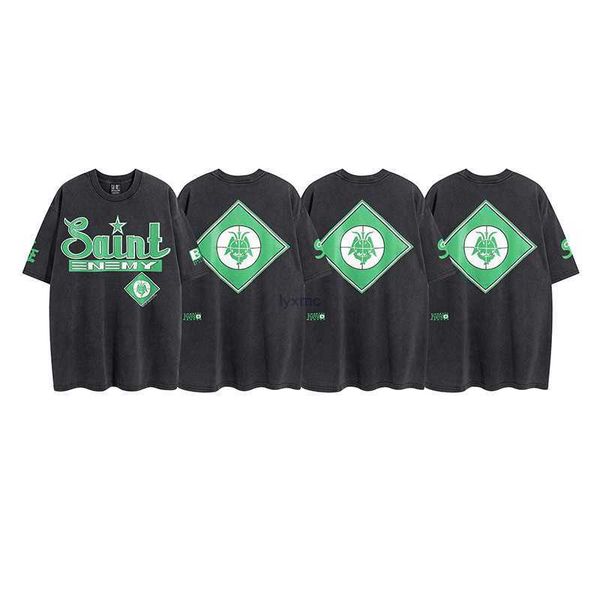 men's t-shirts 2023 summer new wash black saint michael letter print short sleeve casual fashion versatile goqz, White;black
men's t-shirts 2023 summer new wash black saint michael letter print short sleeve casual fashion versatile goqz, White;black