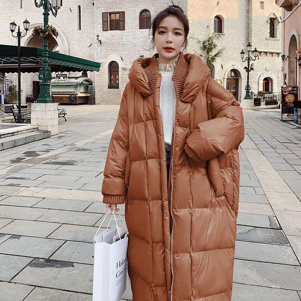 leather popular style fashion padded jacket women 2021 oversize loose xlong winter coat korean trendy hooded parka mujer abrigo m18, Black
leather popular style fashion padded jacket women 2021 oversize loose xlong winter coat korean trendy hooded parka mujer abrigo m18, Black
