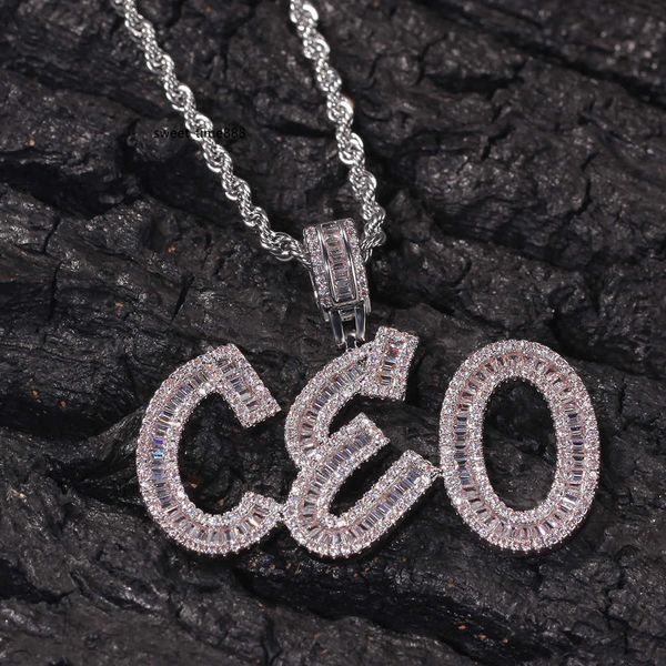 hip hop custom name baguette letters pendant necklace with rope chain gold silver bling zirconia men pendant jewelry
hip hop custom name baguette letters pendant necklace with rope chain gold silver bling zirconia men pendant jewelry