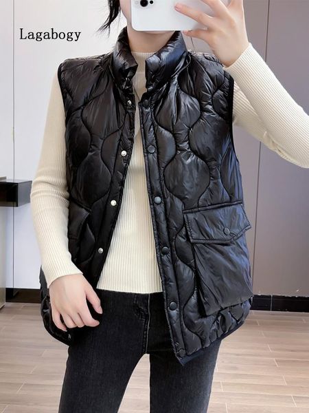 vests lagabogy 2022 new winter women vest white duck down jacket standup collar waistcoat female short singlebreasted sleeveless, Black;white
vests lagabogy 2022 new winter women vest white duck down jacket standup collar waistcoat female short singlebreasted sleeveless, Black;white