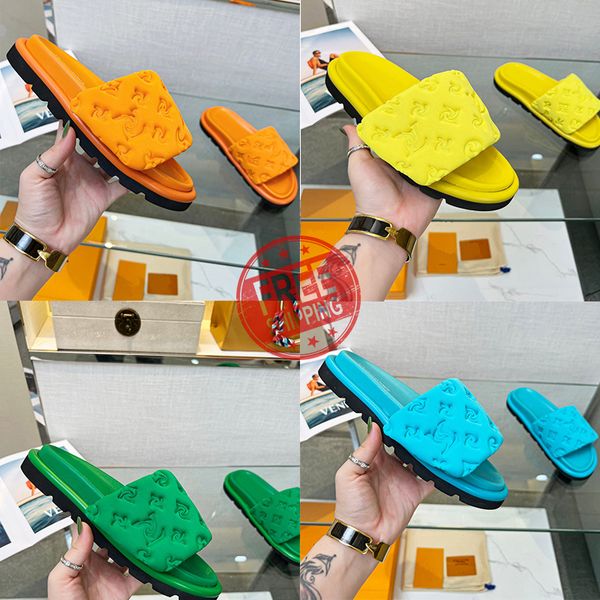 2023 pool pillow mules women designers sandals sunset flat comfort mules padded front strap slippers fashionable easy-to-wear style slides m, Black
2023 pool pillow mules women designers sandals sunset flat comfort mules padded front strap slippers fashionable easy-to-wear style slides m, Black