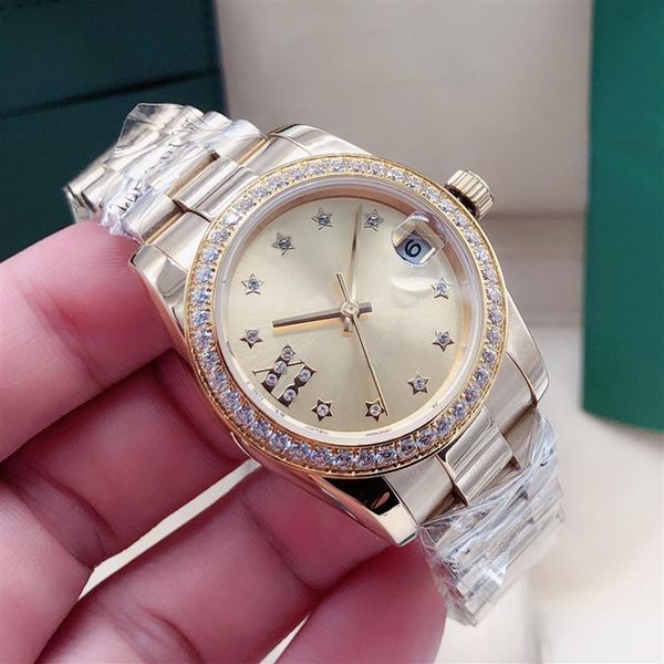 fashion women's 31mm diamond watch seven colors ladies stainless steel folding button automatic mechanical sports waterproof 278i, Slivery;brown
fashion women's 31mm diamond watch seven colors ladies stainless steel folding button automatic mechanical sports waterproof 278i, Slivery;brown
