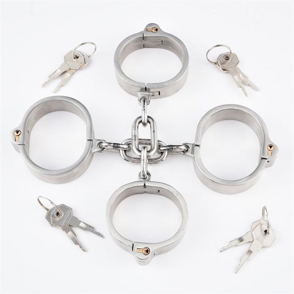 stainless steel handcuffs ankle cuff with chain bondage stealth lock design hand cuffs restraints fetish tiys for women men308y
stainless steel handcuffs ankle cuff with chain bondage stealth lock design hand cuffs restraints fetish tiys for women men308y